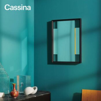 Cassina Spiegel Deadline Rahmen schwarz
