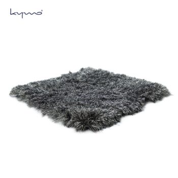 KYMO SG Airy Premium Blend Teppich Solid Steel Cocoa