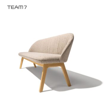 team 7 Flor Bank einzeln Stoff beige
