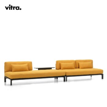 Vitra Anagram Sofa gelb verschiedene Längen mit Ablagefläche