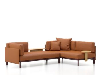 Vitra Anagram Sofa Ecksofa Leder braun