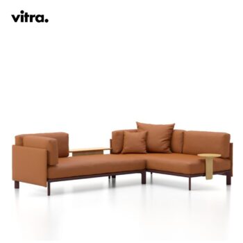 Vitra Anagram Sofa Ecksofa Leder braun
