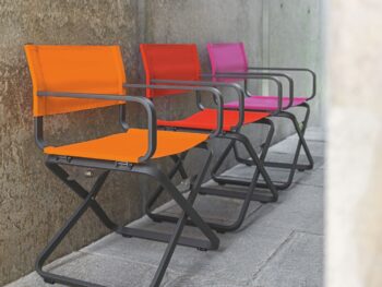 Weishäupl Stuhl Ahoi Bezug Orange rot