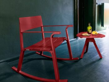 Weishäupl Schaukelsessel Flow aus Aluminium