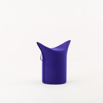 Werther Zipfel Hocker blau einzeln