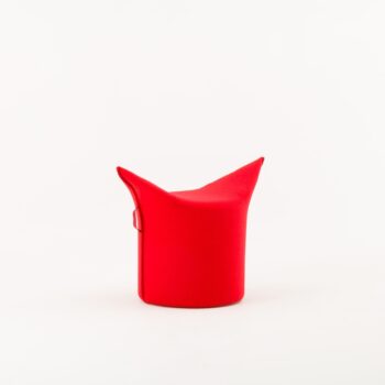 Werther Zipfel Hocker rot einzeln