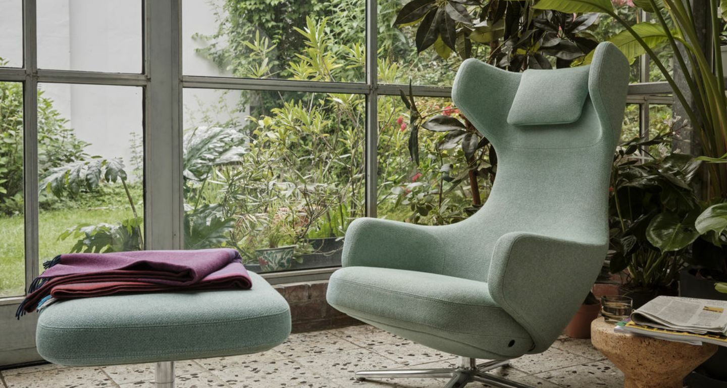 Vitra Grand Repos Sessel Loungesessel Relaxsessel Polstersessel Möbel Braum