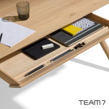 Team 7 Schreibtisch Pisa von Möbel Braum Schublade