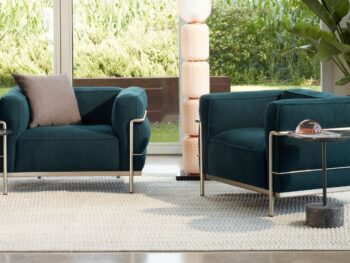 cassina sessel lc3 le corbusier 3 fauteuil sofa grün
