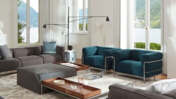 moebelbraum cassina sessel lc3 le corbusier 3 fauteuil sofa couch