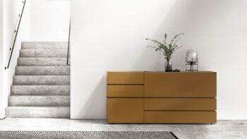 Moebelbraum Interluebke Sideboard Cube Bold Messing Metallic