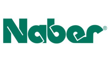 Grünes Naber-Logo mit einem stilisierten b und e auf weißem Hintergrund.