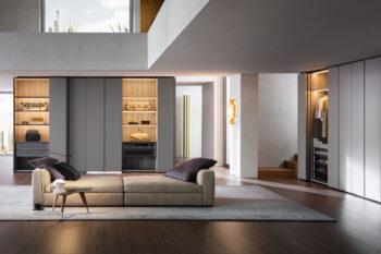 Molteni Gliss Master Kleiderschrank mit Sofa