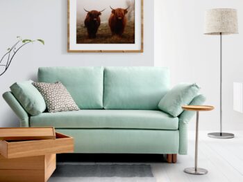 Signet Möbel Schlafsofa Paula Stoff mint