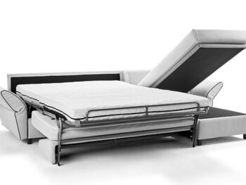 signet sapporo schlafsofa ausgeklappt mit Bettkasten