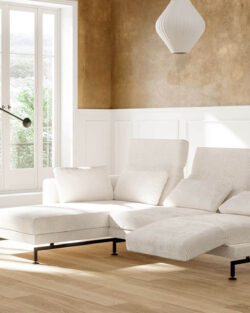 Brühl Sofa Moule Stoff weiß