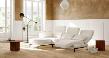 Brühl Sofa Moule Stoff weiß