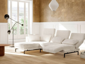 Brühl Sofa Moule Stoff weiß