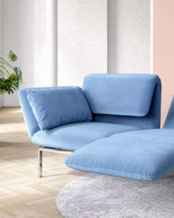 Brühl Sofa Roro Stoff blau