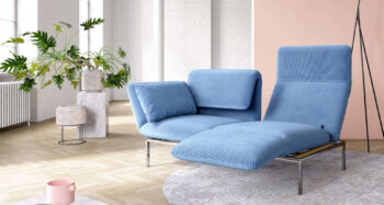 Brühl Sofa Roro Stoff blau