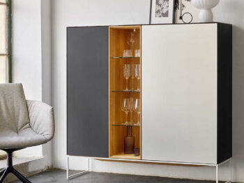 Team7 Sideboard Cubus Vitrine