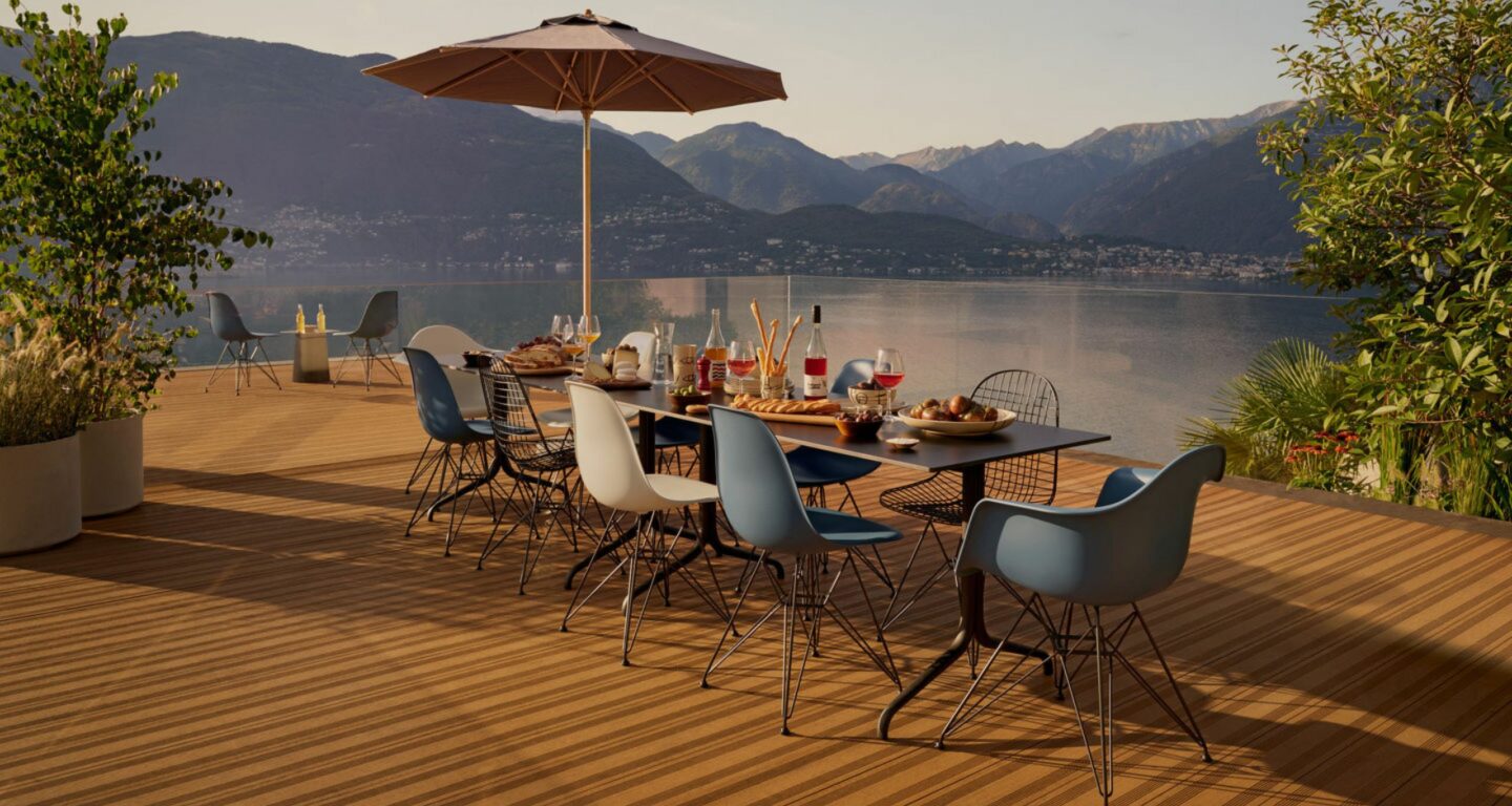 Vitra Homestories for Spring 2024-table-tisch-outdoor-dining-eames-plastic-chair-moebel-braum