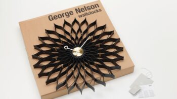 Vitra Sunflower Wallclock Uhr schwarz