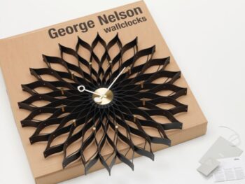 Vitra Sunflower Wallclock Uhr schwarz