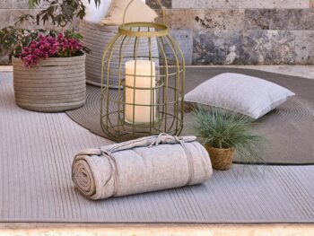 Weishäupl Outdoor Strandmatte Badematte gerollt