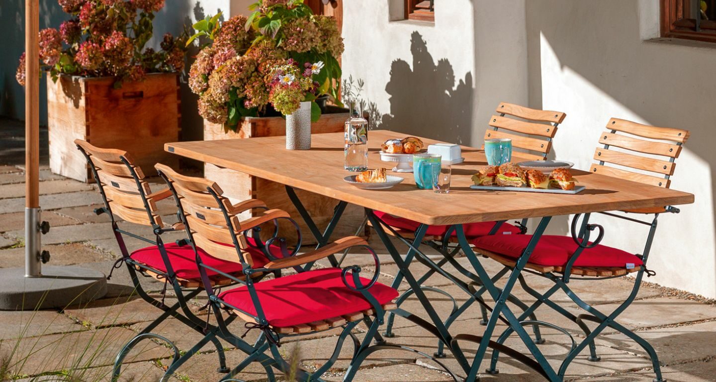 Weishäupl Gartenmöbel Classic Kollektion Teakholz